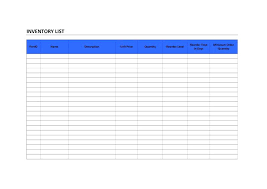 Product Inventory Sheet Template Retail Spreadsheet Backlog