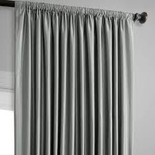 extra wide rod pocket blackout curtain
