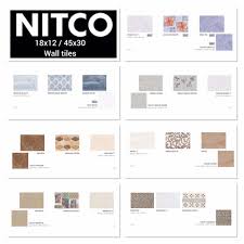 nitco 450x300mm 18 12 wall tiles