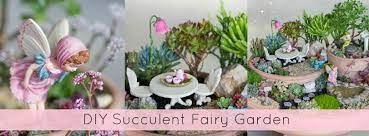 diy succulent fairy garden