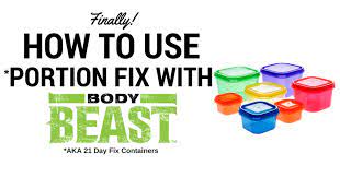 using 21 day fix containers with body beast