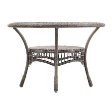 Weather Wicker Outdoor Dining Table