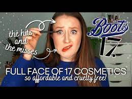full face of 17 makeup testing