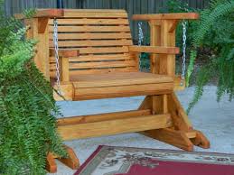 Outdoor Glider Chair Cedar Or Pine
