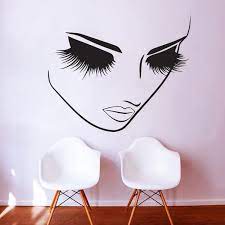 2 pcs makeup wall salon wall beauty
