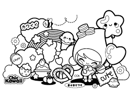 Coloring page games are exclusively for you. Get This Kawaii Coloring Pages Online