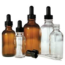 Bottles Dropper Clear Or Amber Round