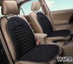 2 Pcs Car Seat Cover Black Pad Magnetic