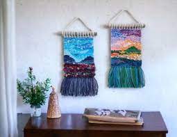 Wall Hanging Weave Weaving Tapestry