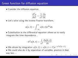 Diffusion Equation Ucf Physics