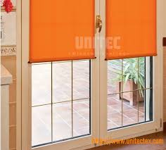 Decorate Doors With Roller Blinds