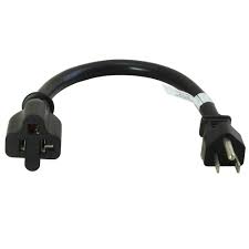 The length of the extension cord is another important consideration. Ac Works Ac Connectors 1 Ft 12 3 Sjtw 15amp To 20 Amp Adapter Cord Ws515520 012 The Home Depot