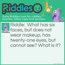 six faces 21 eyes riddle and answer