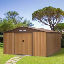 Steel Sliding Door Storage Shed