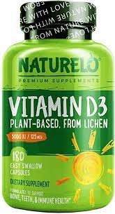 Vitamin d supplements are cheap, and usually come in a dose of 1000iu. Amazon Com Naturelo Vitamin D 5000 Iu Plant Based From Lichen Natural D3 Supplement For Immune System Bone Support Joint Health High Potency Vegan Non Gmo Gluten