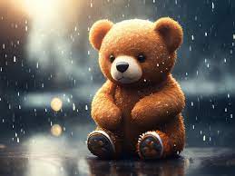 premium photo cute teddy bear under