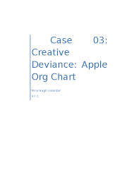 Doc Case 03 Creative Deviance Apple Org Chart Mina