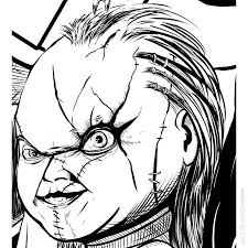 Steampunk coloring pages for adults bing images deviantart. Scary Chucky Coloring Pages