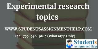 We define qualitative research as an iterative process in which improved understanding to the scientific community is what we present are examples from the literature. Experimental Research Topics For High School College Students 2020
