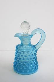 Vintage Fenton Hobnail Glass Blue