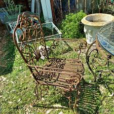 Antique French Wrought Iron Garden