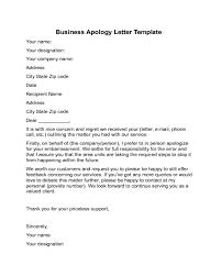 2019 Apology Letter Template Fillable Printable Pdf Forms