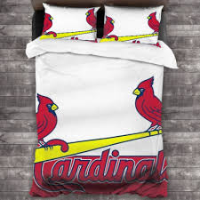st louis cardinals 3 piece bedding set