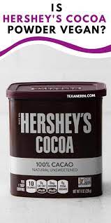 is hershey s cocoa powder vegan