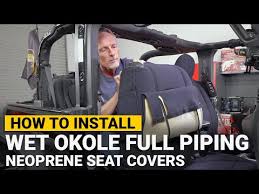 Full Piping Neoprene Seat Covers