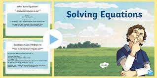 Ks2 Solving Equations Maths Powerpoint