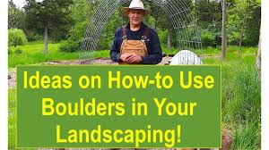 use boulders in your landscaping