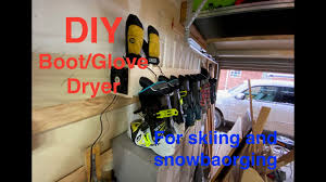diy boot glove dryer for ski and