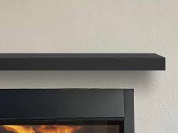 Tucker Black Metal Mantel Shelf