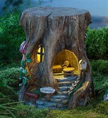 Image Result For Tree Stump Fairy House