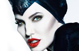 angelina jolie as maleficent with green