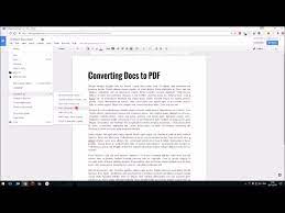 how to convert google docs to pdf 60