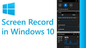 how to record screen with windows 10