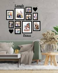 black wall table decor for home