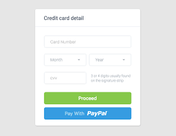 credit card ui using html and css3