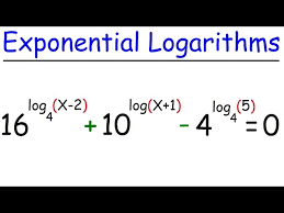 Exponential Logarithmic Equations