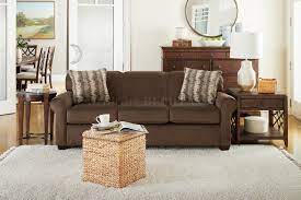 mayhew sofa in brown fabric by