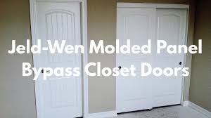 molded panel byp closet doors