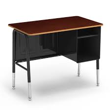 The convenience student desk has a length of 47.25, a width of 15.75 and a height of 30 inches, which are convenient dimensions as you. Virco Jr Executive Student Desk With Metal Book Box School And Office Direct