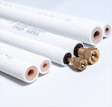 insulated copper pipe ac line set hvac