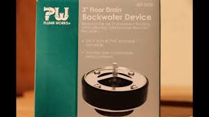 backwater drain device install you