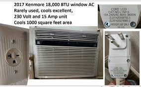 kenmore 18 000 btu window air