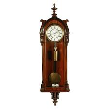 Antique Vienna Regulator Clock Walnut