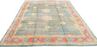 13x17 tutrqouise antique oushak rug