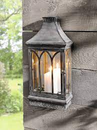 Gray Sconce Candle Holder