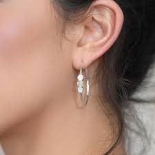 deluxe veronica hoop earrings